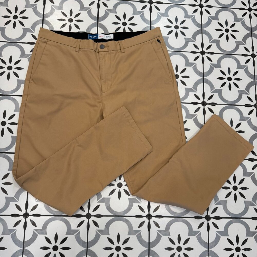 Men's Old Navy Ultimate Tech Slim Pants, Tan, 36x32